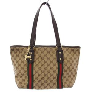 シェリーライン GGキャンバス トートバッグ ベージュ 137396