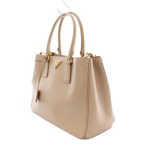 PRADA ガレリア トートバッグ 2WAY サフィアーノレザー ピンクベージュ BN1874
