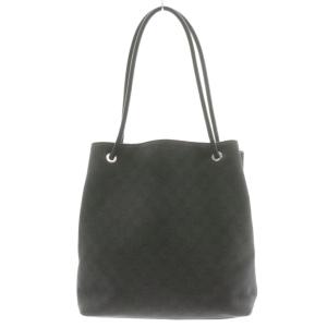 GG柄 ショルダーバッグ トートバッグ ハンドバッグ 総柄 キャンバス レザー 黒 ブラック /AN11