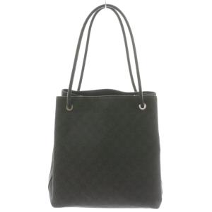 GUCCI GG柄 ショルダーバッグ トートバッグ ハンドバッグ 総柄 キャンバス レザー 黒 ブラック /AN11