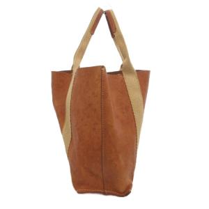 genten トートバッグ レザー 革 茶 ブラウン /JS