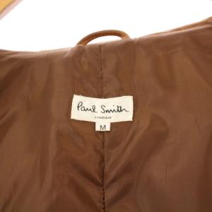 PAUL SMITH チェスターコート レザーコート アウター ロング M 茶 3903 /KH