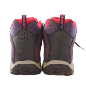 Columbia トレッキングシューズ ハイカットスニーカー メッシュ 切替 US8 25cm 紫 パープル ピンク /BB