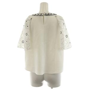 René 25年製 カットソー 34 ホワイト ブラック 6521110