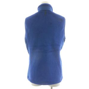 THE NORTH FACE バーサミッドベスト フリースベスト ジップアップ ロゴ 刺繍 M 青 ブルー NAW61203 /AN27