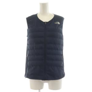 ハイブリッド レッド ラン Hybrid Red Run Vest 中綿ベスト ロゴ ジップアップ ナイロン