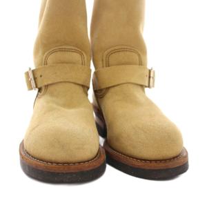 RED WING 羽タグ 8268 スエード エンジニアブーツ US6 ベージュ
