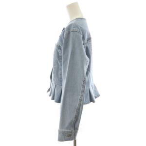 ANAYI 25SS ストレッチデニムノーカラー ジャケット 36