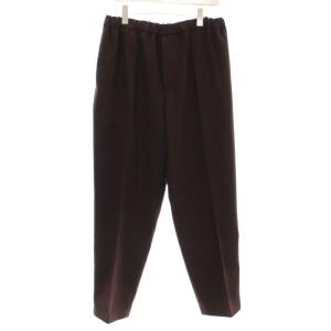 24AW TROUSER D ポリエステルテクノ ギャバジン テーパードパンツ