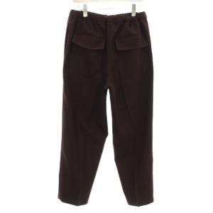 JIL SANDER 24AW TROUSER D ポリエステルテクノ ギャバジン テーパードパンツ