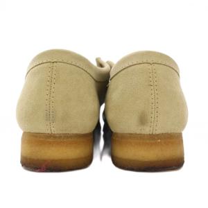 Clarks Wallabee ワラビー デザートブーツ スクエアトゥ 厚底 スエード US10 27cm ベージュ