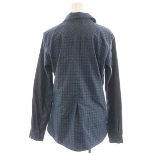 MAMMUT Winter Longsleeve Shirt シャツ ブラウス 長袖 S 紺 ネイビー 青 ブルー チェック柄