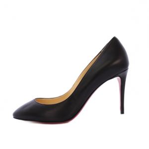 Christian Louboutin パンプス ハイヒール レザー 36 黒 ブラック /KH