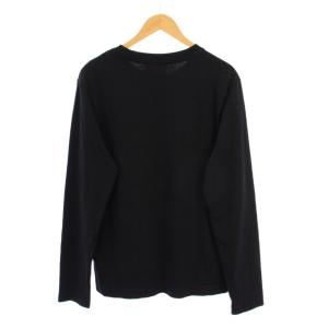 AMI Alexandre Mattiussi オーガニックコットンジャージー Ami de Coeur ロングスリーブTシャツ ロンT 長袖 クルーネック