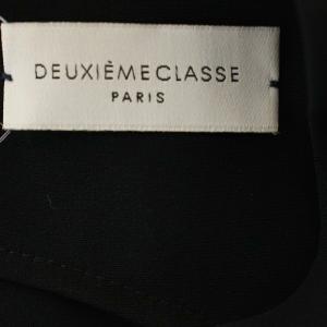 Deuxieme Classe オールインワン ノースリーブ ジャンプスーツ パンツ 36 黒 ブラック 15-030-500-8050