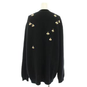 GUCCI BEE ニットカーディガン XL ブラック 526767