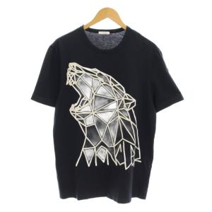 MAGLIA T-SHIRT ポーラーベア Tシャツ カットソー 半袖 クルーネック 総柄 プリント M