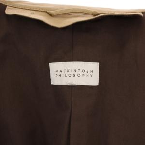 MACKINTOSH PHILOSOPHY MACKINTOSHPHILOSOPHY トレンチコート アウターミドル丈 シングル ベルト 40 ベージュ /BB