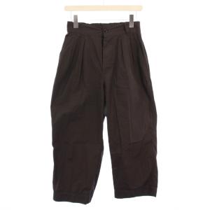 24SS FINE COMPACT COTTON POPLIN ファインコンパクトコットンポプリン ワイドパンツ