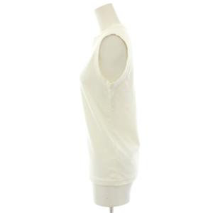 MADISONBLUE CREW NECK SLEEVELESS TEE Tシャツ カットソー ノースリーブ 00 白 ホワイト