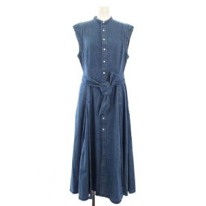 ノースリーブデニムワンピース 0 ブルー 211972680001
