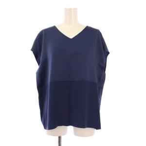 KNOTT セットアップ カットソー フレンチスリーブ Vネック スラックスパンツ イージー ウエストゴム サテン