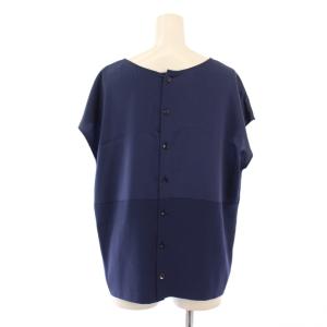 KNOTT セットアップ カットソー フレンチスリーブ Vネック スラックスパンツ イージー ウエストゴム サテン