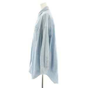 POLO RALPH LAUREN デニムアンドサプライ DENIM＆SUPPLY オーバーサイズウッォッシュドデニムシャツ ブラウス 長袖