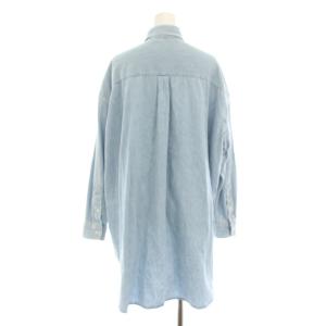 POLO RALPH LAUREN デニムアンドサプライ DENIM＆SUPPLY オーバーサイズウッォッシュドデニムシャツ ブラウス 長袖