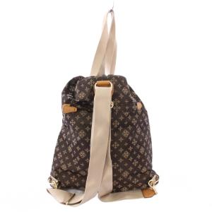 russet 2WAY トートバッグ ハンドバッグ リュックサック デイパック ナイロン モノグラム 総柄 茶 ブラウン