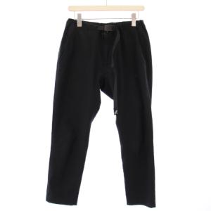 STRETCH PANTS ストレッチパンツ クライミング スラックス ジップフライ ベルト M 黒 ブラック