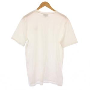 A.P.C. Tシャツ 半袖 クルーネック ロゴ プリント ワンポイント L 白 ホワイト /BB