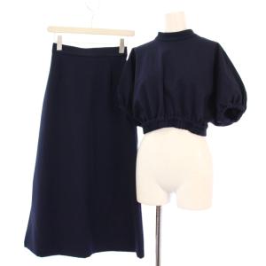 23SS 3WAY FLAT GATHER USEFUL DRESS セットアップ カットソー 七分袖