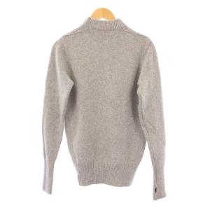 HYKE ニット セーター 長袖 ハイネック ストレッチ 無地 ウール 1 グレー /BB
