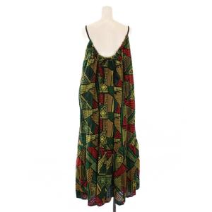 Ameri VINTAGE 22SS LINDA TURKEY ORGANIC DRESS キャミワンピース ロング S マルチカラー