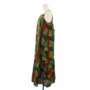 Ameri VINTAGE 22SS LINDA TURKEY ORGANIC DRESS キャミワンピース ロング S マルチカラー