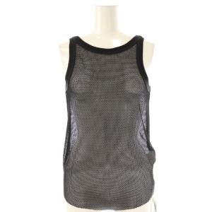22SS MESH MINIMAL TANK TOP タンクトップ メッシュ F 黒 ブラック /AT