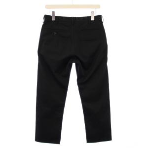 Comme des Garçons Homme Deux AD2015 テーパードパンツ スラックス ジップフライ ワンカラー XS 黒 ブラック /BB