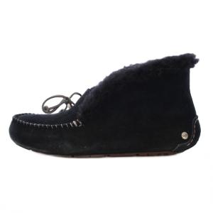 UGG australia Alena アレーナ モカシン ローファー スエード スクエアトゥ US9 26cm 黒 ブラック 1112278