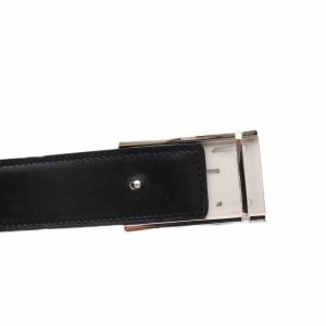 HERMES 2004年製 H刻印 Hベルト ラッキーメタル リバーシブル ライトブルー ブラック