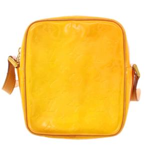 LOUIS VUITTON ウースター ヴェルニ ショルダーバッグ モノグラム イエロー M91075