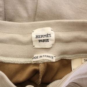 HERMES スラックスパンツ イージー 34 ベージュ