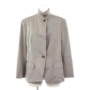 BURBERRY LONDON セットアップ スタンドカラージャケット アウター ショート丈 タイトスカート ひざ丈 38 42 グレー