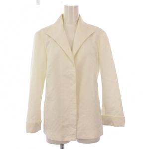 BURBERRY LONDON セットアップ テーラードジャケット アウター シングル タイトスカート ひざ丈 42 40 白 ホワイト