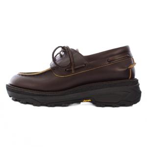 sacai 25SS Boat Shoes 43 ブラウン
