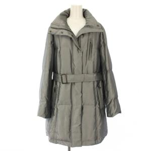 ダウンコート アウター 裏地ノバチェック 44 シルバー FS755-900-92 /TK