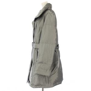 BURBERRY LONDON ダウンコート アウター 裏地ノバチェック 44 シルバー FS755-900-92 /TK