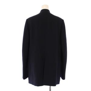 JOURNAL STANDARD L'ESSAGE ヴィスポリノーカラーキンボタンジャケット アウター ダブル 総裏地 F 紺 ネイビー 22010370070030