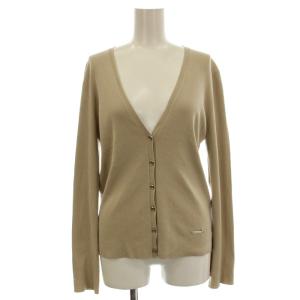 カーディガン シルク混 ニット 長袖 2 ベージュ FBD20-292-42 /G
