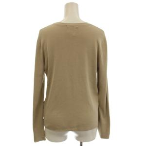 BURBERRY LONDON カーディガン シルク混 ニット 長袖 2 ベージュ FBD20-292-42 /G